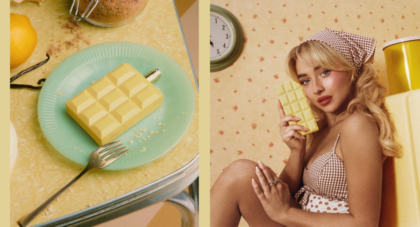 Sabrina Carpenter’s New Lemon Pie Fragrance in Iconic Candy Bar Bottle